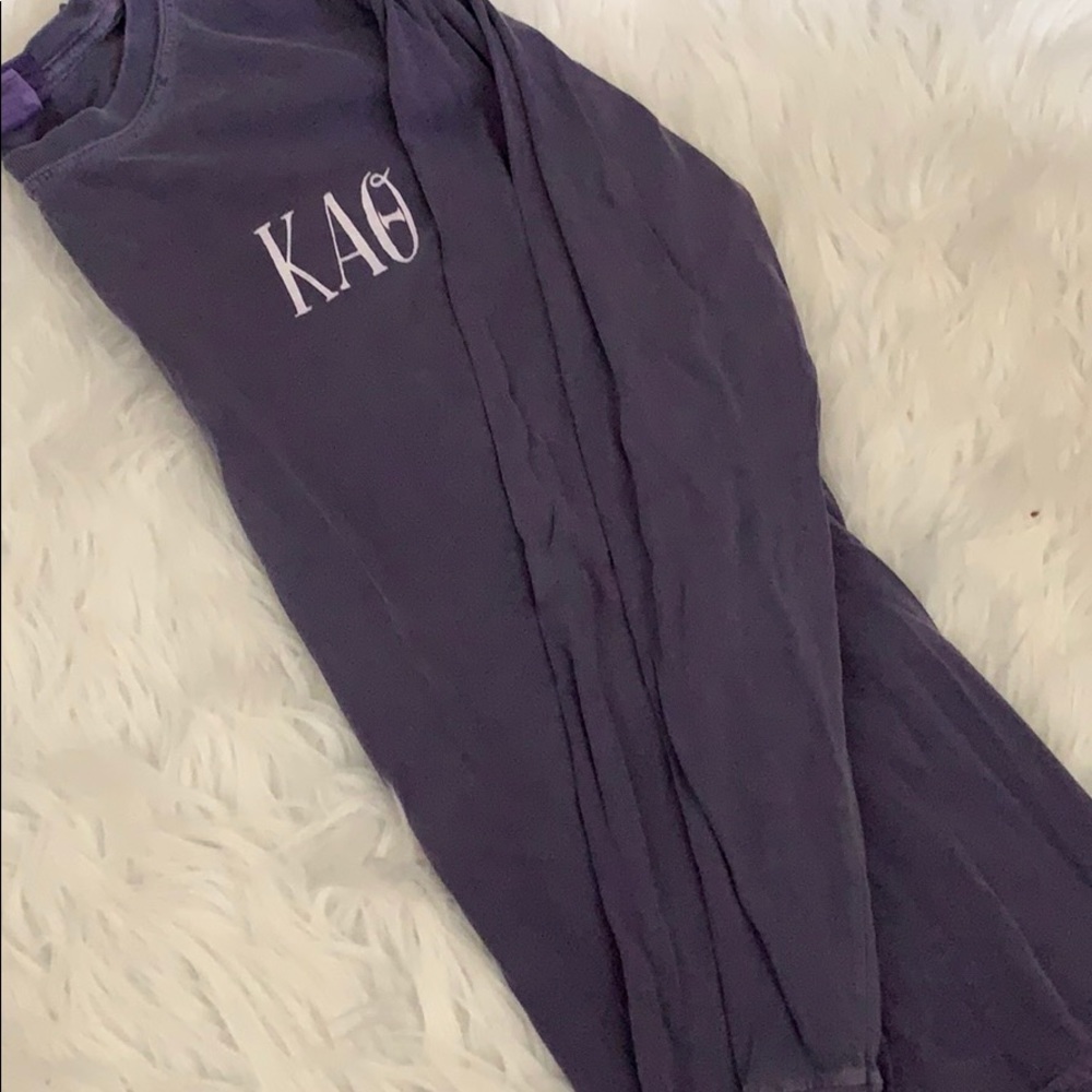 Kappa Alpha Theta long sleeve lettered T-shirt